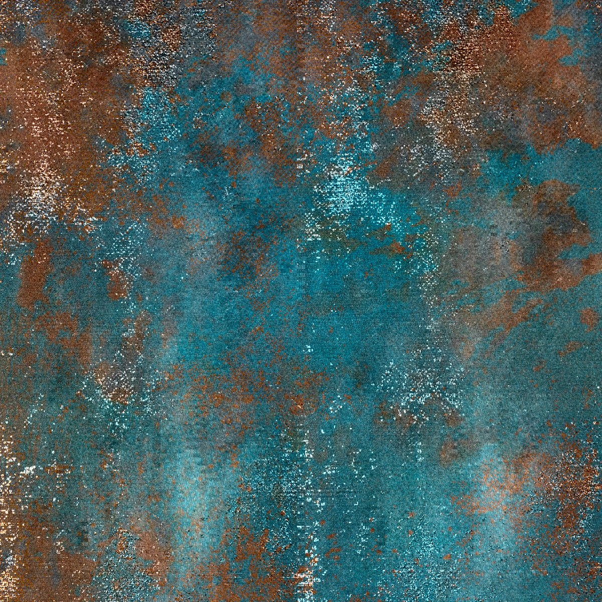 EQ Onara 22x22 - Teal/Antique Bronze